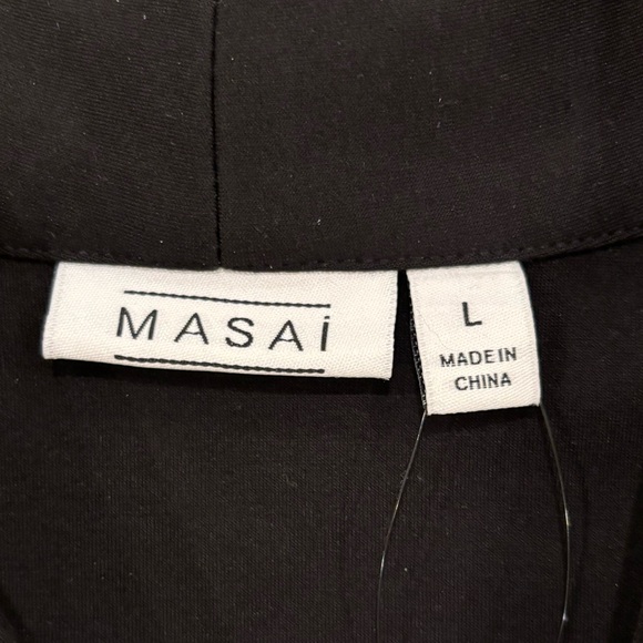 Masai Women’s Black & Brown/Copper Birgitte Jersey Top, size large - Picture 11 of 16